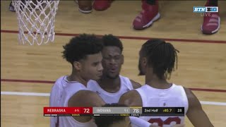 MBB Indiana University beats Nebraksa in Overtime