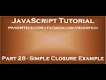 JavaScript closure example