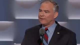 Full Tim Kaine acceptance speech - 2016 Democratic National Convention