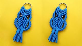 Super Easy Paracord Lanyard Keychain | How to make a Paracord Key Chain Handmade DIY Tutorial #21