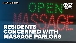 Residents concerned with 'concentration' of massage parlors in Salt Lake neighborhood