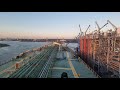 tanker depart from oil terminal at houston