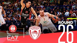 Milan dominates Olympiacos! | Round 26, Highlights | Turkish Airlines EuroLeague