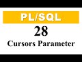 PL/SQL tutorial 28: Cursor Parameter In Oracle Database By Manish Sharma
