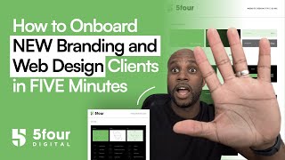 How to Onboard NEW Branding and Web Design Clients in FIVE Minutes | SOPs