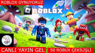 Roblox Canlı Yayın  gel 🔴 ÇEKİLİŞLİ 50 ROBUX 🏅