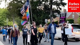 Pro-Choice Protesters Demonstrate Outside Of GOP-Appointed Supreme Court Justices' Homes