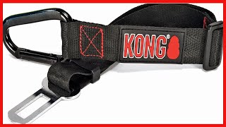 KONG Dog Seat Belt Tether - Attaches to Harness for Safe Travel & Car Rides