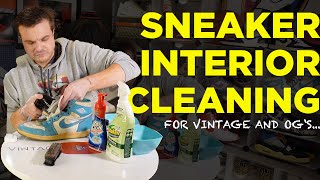 Sneaker Interior Cleaning 101: How to Safely Restore the INSIDE of a Used Sneaker