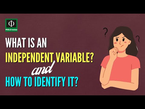 What is the definition of an independent variable?