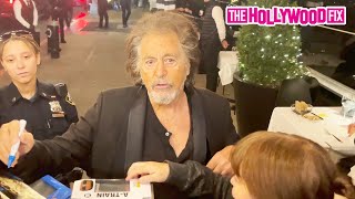 Al Pacino Begs Autograph Dealers To Go Easy On Him When Mobbed By A Group At Dinner In New York, NY