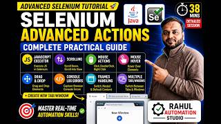 Selenium Advanced Actions Tutorial | JavaScript Executor, Frames & Windows