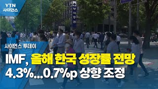 IMF, 올해 한국 성장률 전망 4.3%...0.7%p 상향 조정 / YTN 사이언스