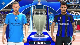 FIFA 23 | Man City vs Inter Milan - UEFA Champions League 2023 Final | PS4 Slim Gameplay