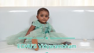 Echu’s  Vidyarambham At st.Alphonsa Church Bharananganam