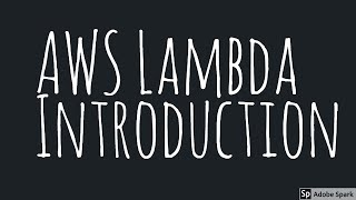 AWS Lambda Getting Started