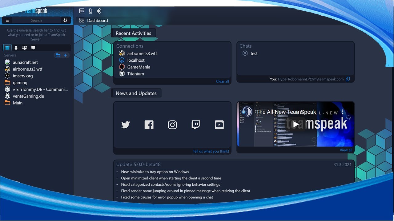 Teamspeak 5 Youtube