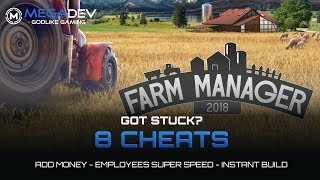 FARM MANAGER 2018 CHEATS: Super Speed, Money, No expiration dates, ... | Trainer by MegaDev