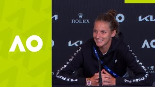 Karolina Pliskova: "It was more about staying positive" (2R) press conference | Australian Open 2021