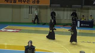 2019 단별검도대회 남자 초단부 16강 - 주형진 vs 현충호 [검도V] kendov