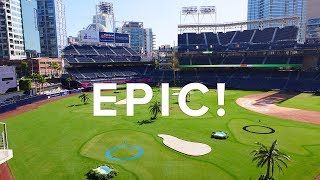 GOLFING IN A BASEBALL STADIUM!/CALLAWAY GOLF