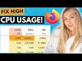 Fix Firefox High CPU Usage 2025 ⚡ Simple & Effective Solutions to Speed Up Your Browser! 🚀