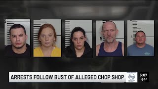 5 arrested in LMPD chop shop bust, more arrests could be coming