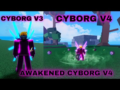 Get Cyborg V4 with full upgrade (Guild) Showcase in Blox Fruits