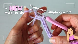 Bye bye foundation chain 👋// Try my NEW way to start a crochet project ✨ foundat