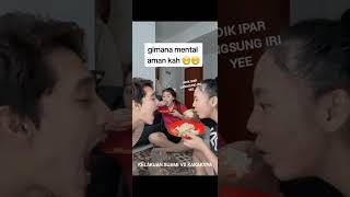 Video prank adik ipar cemburu kakak suapin makan suaminya