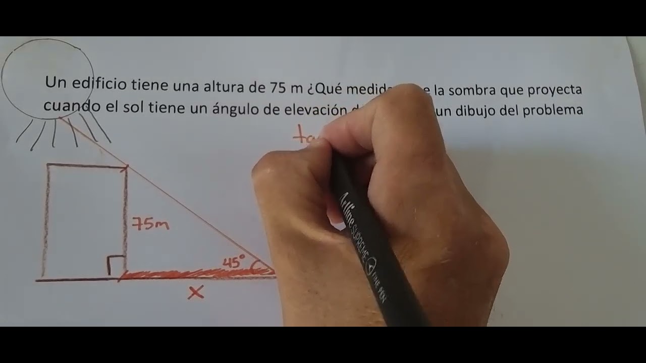 Un Edificio Tiene Una Altura De 75 Metros ¿Qué Medida Tiene La Sombra ...