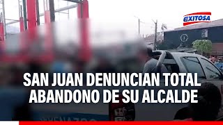 🔴🔵Iquitos: Vecinos del distrito de San Juan denuncian total abandono de su alcalde