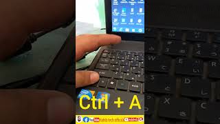 how to select all items in computer # shortcut key 🔐 in computer # Ctrl + A #