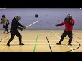 Katana vs Rapier Sparring - Burak vs Nick