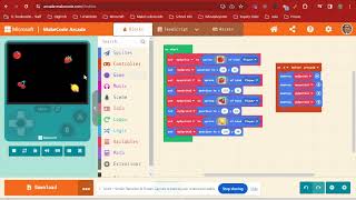 MakeCode Arcade 4 - Create + destroy sprites