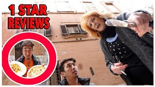 Eating At The WORST Reviewed Italian Restaurant In Italy *THREATENED BY OWNER* (