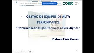 Aula 36: Comunicação Organizacional na era digital