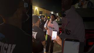 Kenny Brooks (Funnysalesman) with Rick Ross artist Nino Breeze and selling him cleaning supplies