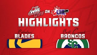 Saskatoon Blades at Swift Current Broncos 2/15 | WHL Highlights 2024-25