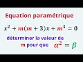 Equation paramétrique