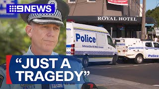 Security guard killed after alleged assault in Sydney | 9 News Australia