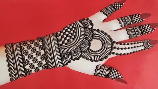 Dulhan mehndi design||stylish bridal mehndi design for hand||simple mehndi design for hand