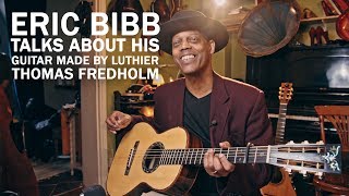 Eric Bibb talks about his Fredholm guitar