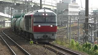 ささしまライブを行くDF200貨物列車