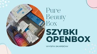 Szybki openbox Pure Beauty Box. Edycja Wyspa Skarbów. Pudełko kosmetyczne podgląd 👀 bez gadania 😉