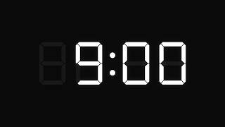 9 Minute Timer with Alarm – 540 Second Countdown