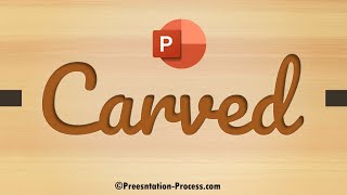 Creative Carved Text in PowerPoint