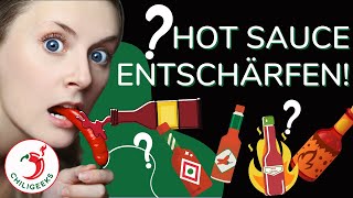 Scharfe Soßen entschärfen! So macht Hot Sauce Spaß, die noch zu heftig brennt