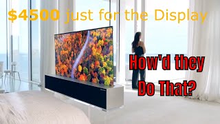COST of LG's new Roll-Up 4K OLED TV. Price & the Technology behind it.