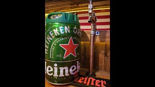 Tapping a Heineken mini keg tap into a bar!?! Will it work?